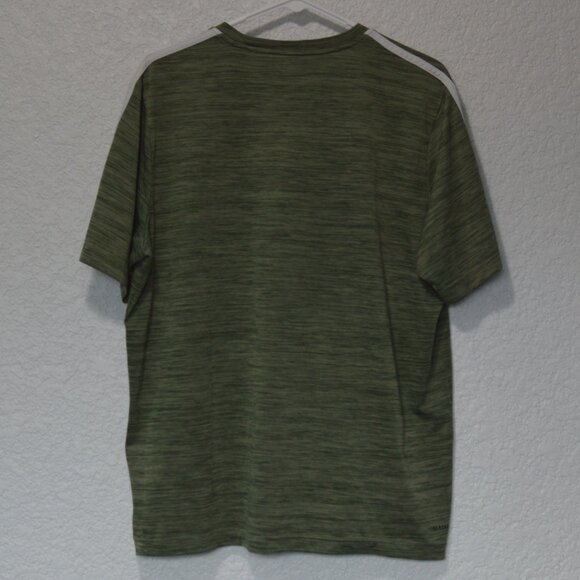 Mens Adidas Green Shirt Size L (100% polyester) - Picture 2 of 4